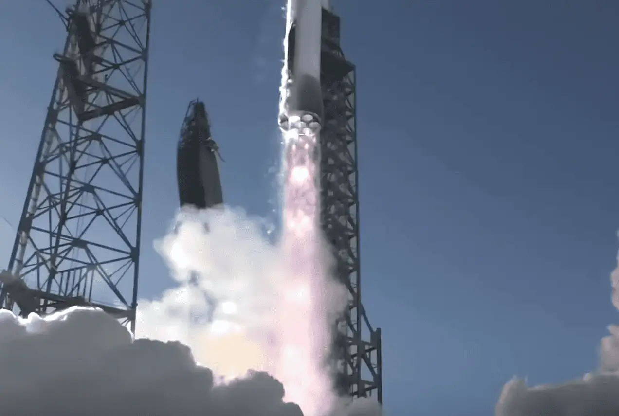 Terceiro voo do New Glenn – Imagem: Reprodução/Blue Origin