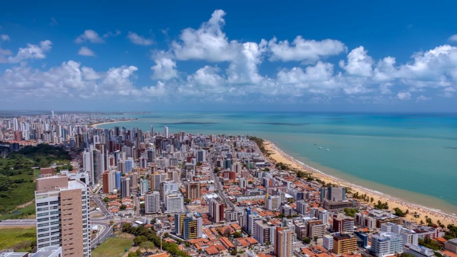 Vista aérea de João Pessoa, capital da Paraíba (Foto: Reprodução)