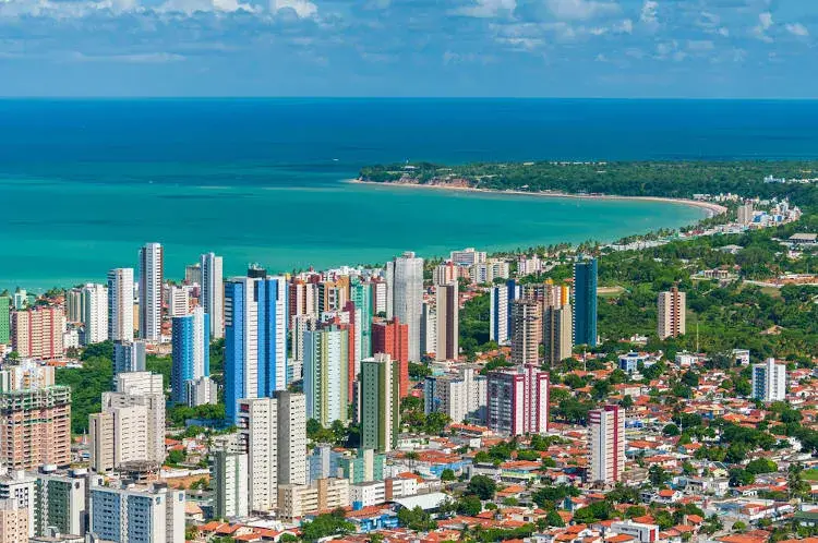 Vista aérea de João Pessoa, capital da Paraíba (Foto: Reprodução)