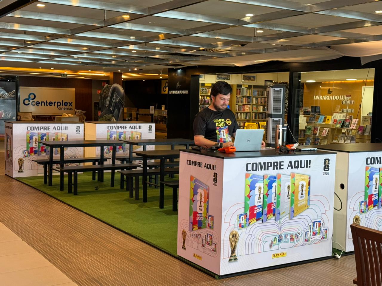 MAG Shopping vira ponto oficial de troca de figurinhas (Foto: Divulgação)