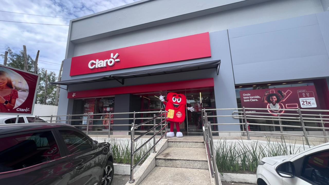 Claro inaugura loja com novo conceito na Avenida Epitácio Pessoa (Foto: Yasmim Lima)