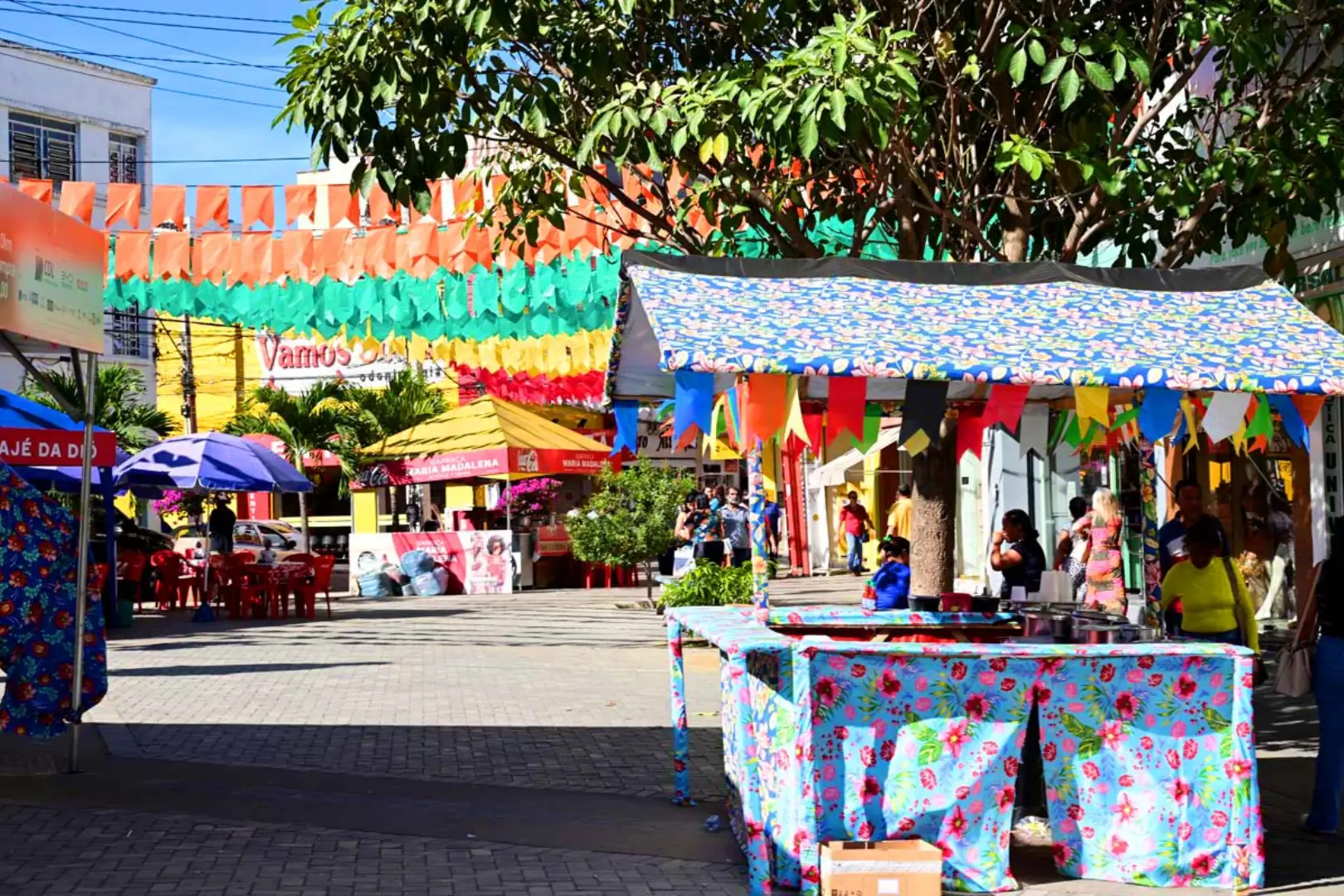 Comércio no São João (Foto: Prefeitura de Vitória da Conquista)